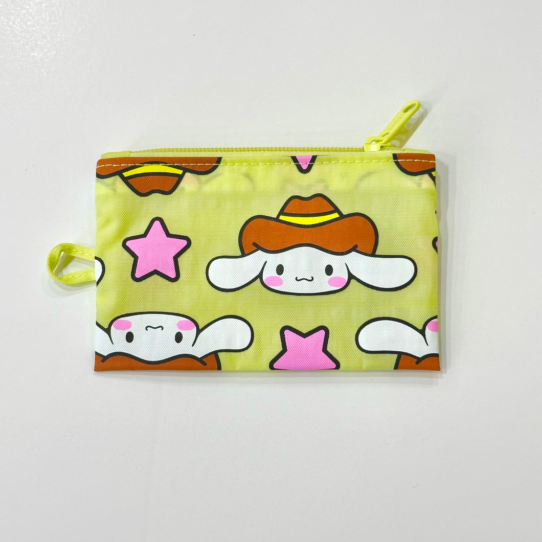 Cinnamoroll Flat Pouch| Western Series |Small | Sanrio x Baggu (CA )