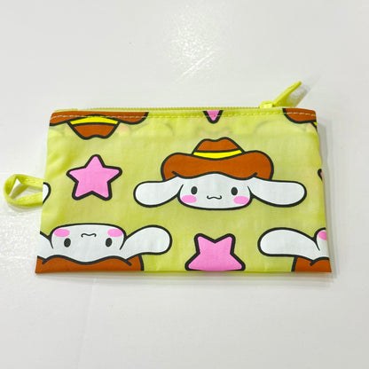 Cinnamoroll Flat Pouch| Western Series |Small | Sanrio x Baggu (CA )