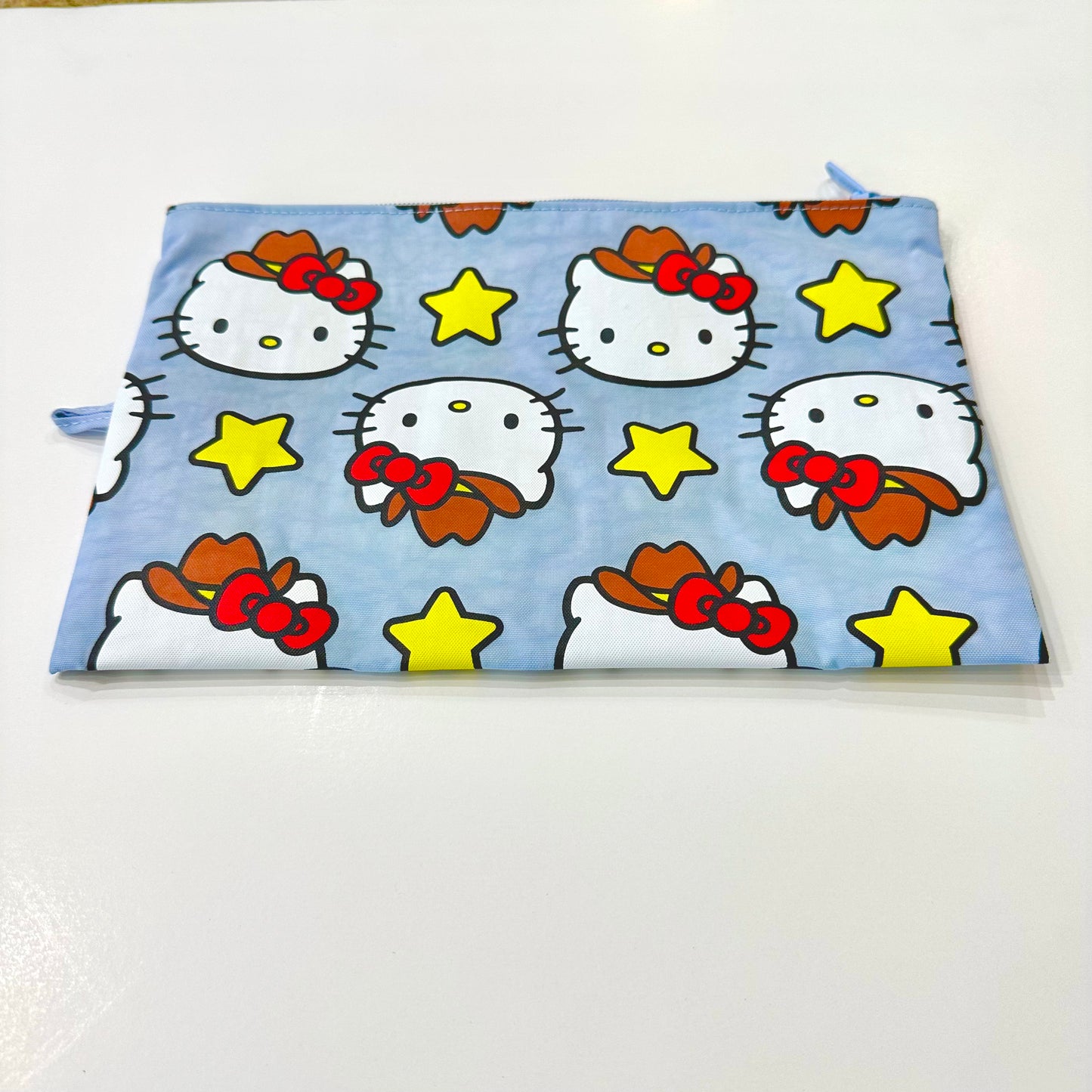Hello Kitty Flat Pouch | Western Series | Large |  Sanrio x Baggu (Ca)