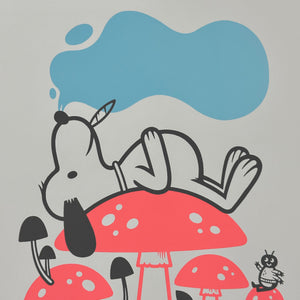 Portrait of the Artist En Repose Screenprint | The Little Friends of Printmaking (CA)
