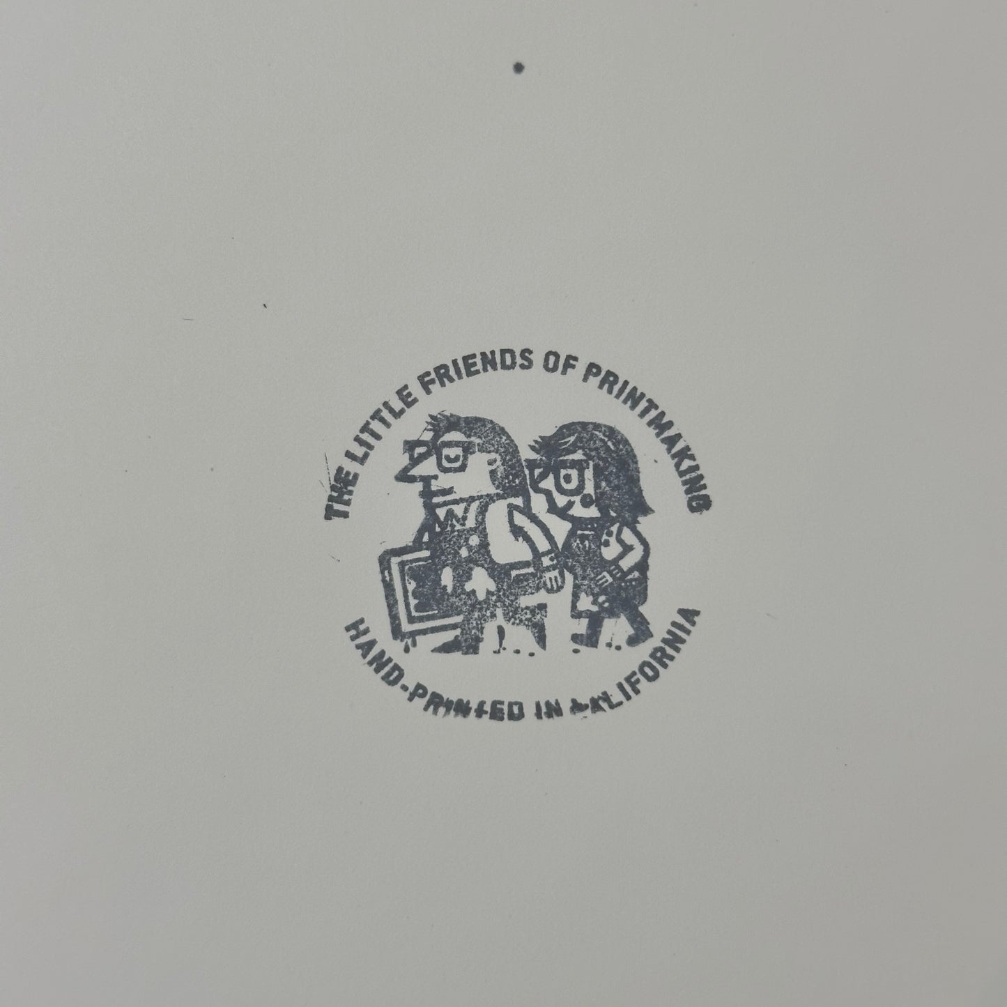 Portrait of the Artist En Repose Screenprint | The Little Friends of Printmaking (CA)