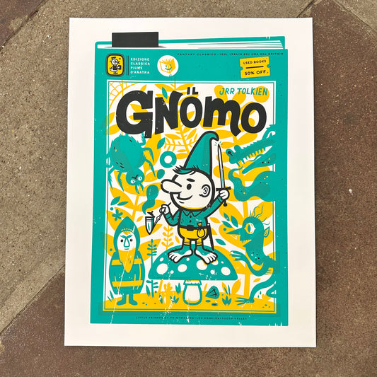 Il Gnomo Screenprint | The Little Friends of Printmaking (CA)