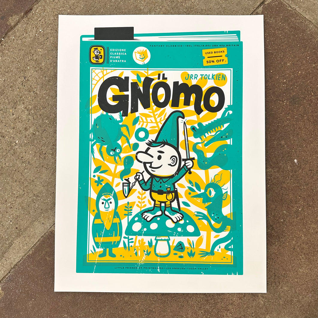 Il Gnomo Screenprint | The Little Friends of Printmaking (CA)