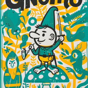 Il Gnomo Screenprint | The Little Friends of Printmaking (CA)
