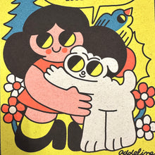 Load image into Gallery viewer, Don’t Talk to Me or My Dog Art Print | Addeline Griswold (IN)
