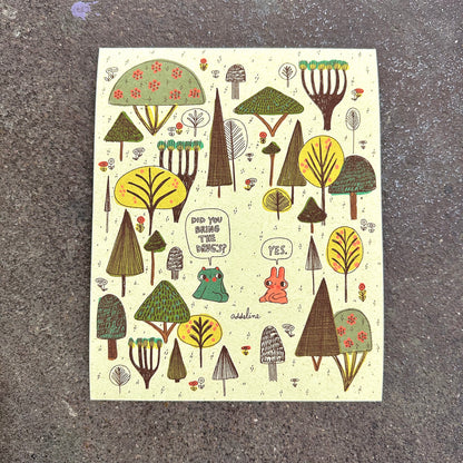 Drug’s Art Print | Burger Babie | Addeline Griswold (IN)