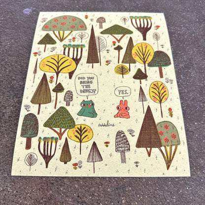 Drug’s Art Print | Burger Babie | Addeline Griswold (IN)