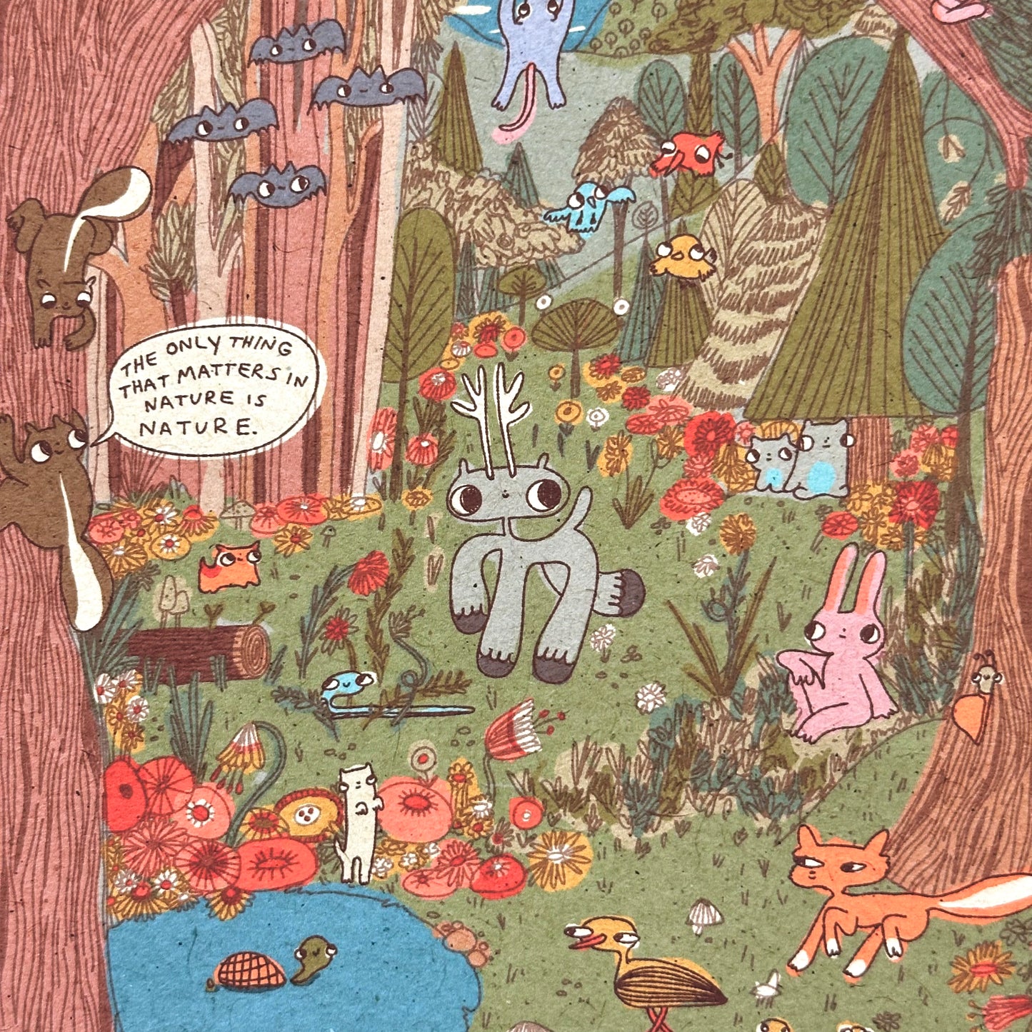 Nature Matters Art Print | Burger Babie | Addeline Griswold ()