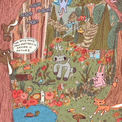 Nature Matters Art Print | Burger Babie | Addeline Griswold ()