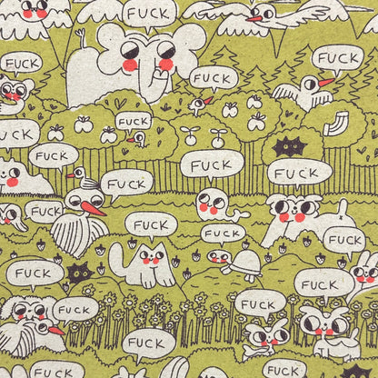 Fuck Art Print | Burger Babie | Addeline Griswold (IN)