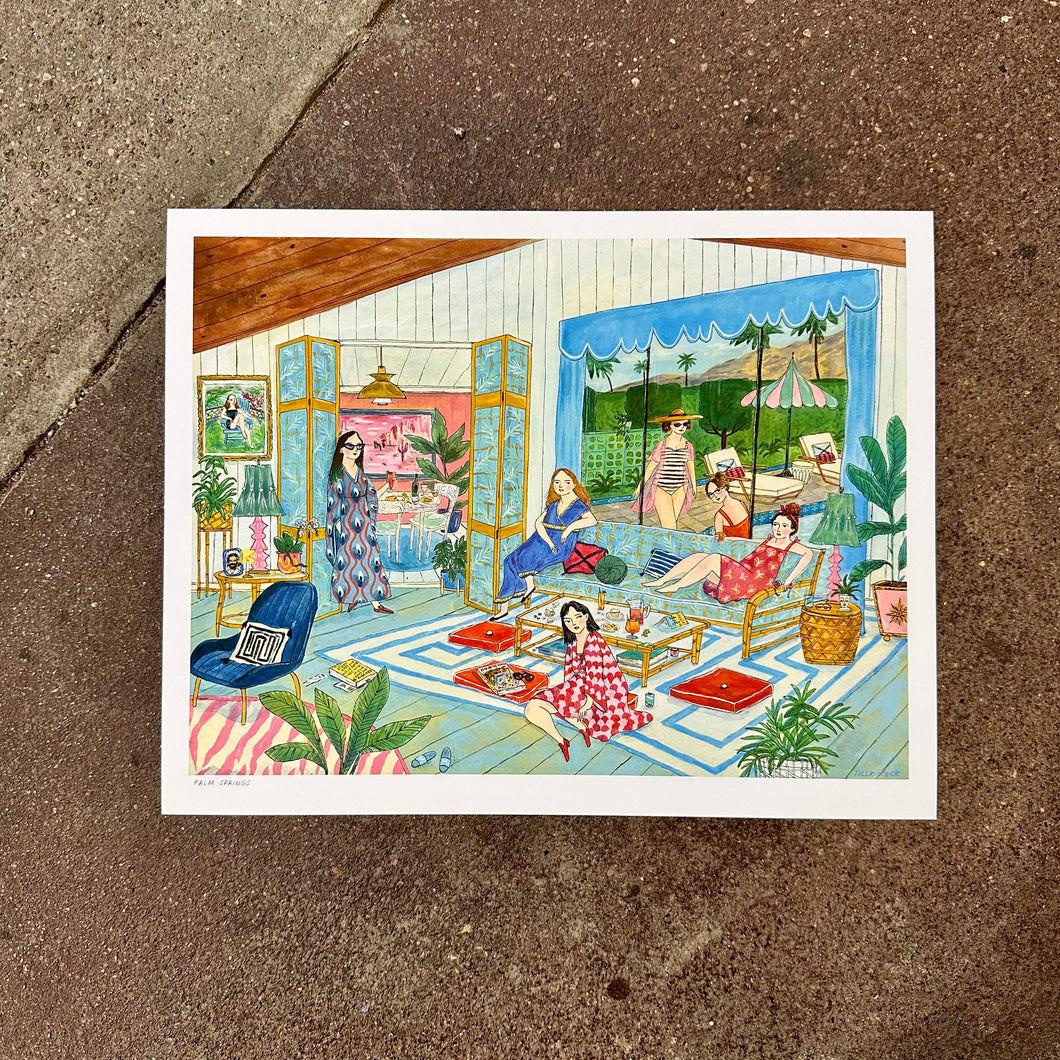 Palm Springs Art Print | Jill Kittock (MN)