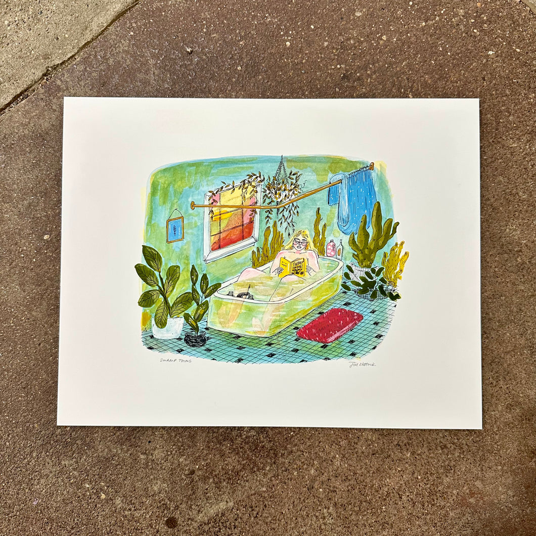 Swamp Thing Art Print | Jill Kittock Art (MN)