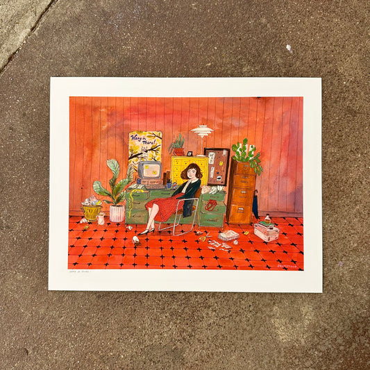 Hang in There! Art Print | Jill Kittock (MN)