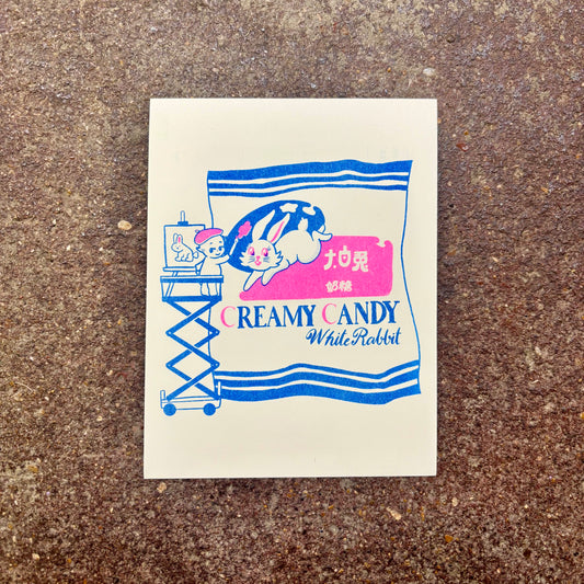 Kewpie Baby Risograph Print Postcard | White Rabbit | Christina Hu (CA)