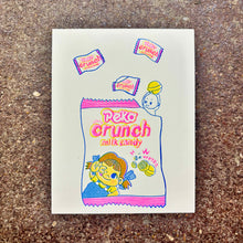 Load image into Gallery viewer, Kewpie Baby Risograph Print Postcard | Peko Crunch | Christina Hu (CA)
