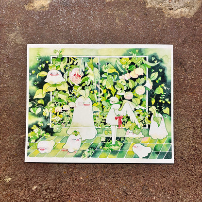What Awaits Outside Art Print | Koyamori (CAN)