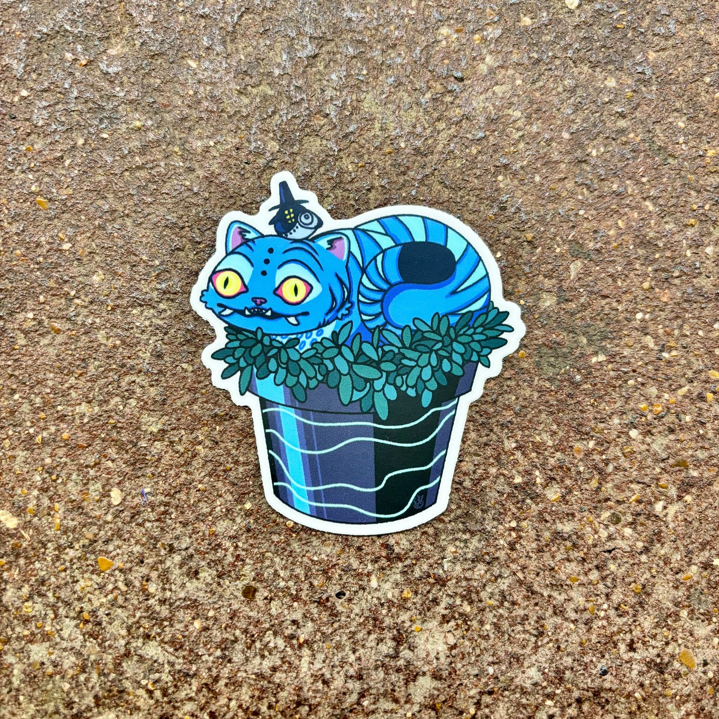 Derpy Tiger Sticker | Madison Grijalva (TX)