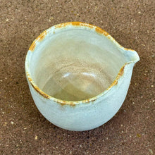 Load image into Gallery viewer, Soft Stone Spouted Matcha Bowl &amp; Whisk Stand Ceramic Set | White | Linnan Ye (Ca)
