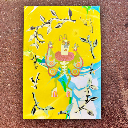 Marbled Mothman Screen Print | Daria Tessler (OR)