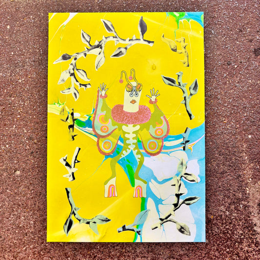 Marbled Mothman Screen Print | Daria Tessler (OR)