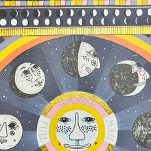 Load image into Gallery viewer, Foil Moon Phases Screen Print | Daria Tessler (OR)
