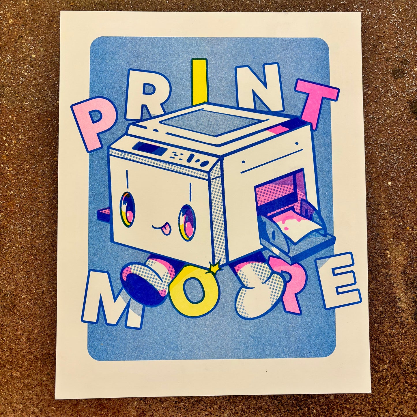 Print More Risograph Print | Play Nice Press (TX)