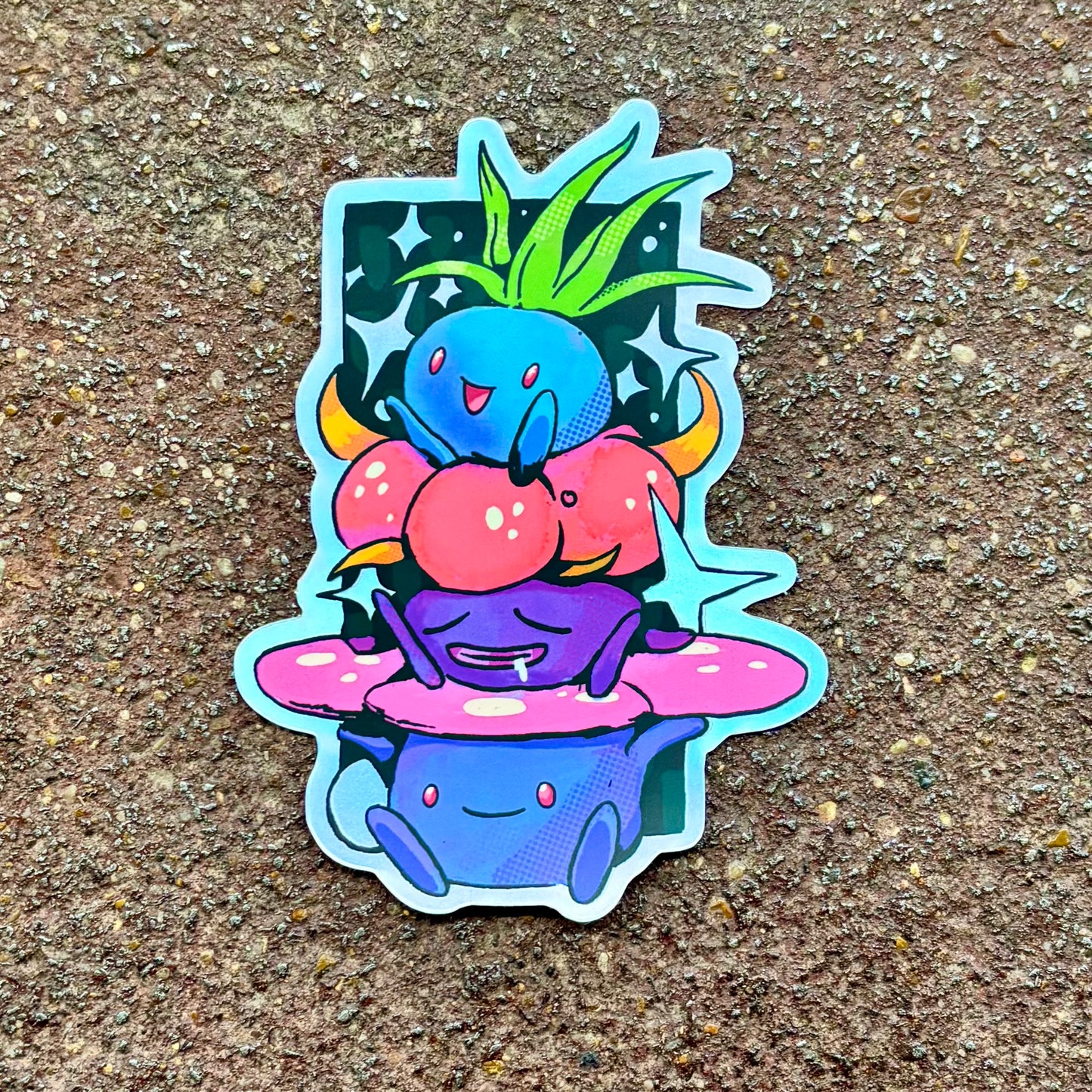 Plantstack Vinyl Sticker | Play Nice Press (TX)