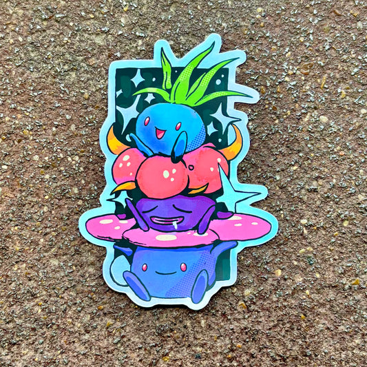 Plantstack Vinyl Sticker | Play Nice Press (TX)