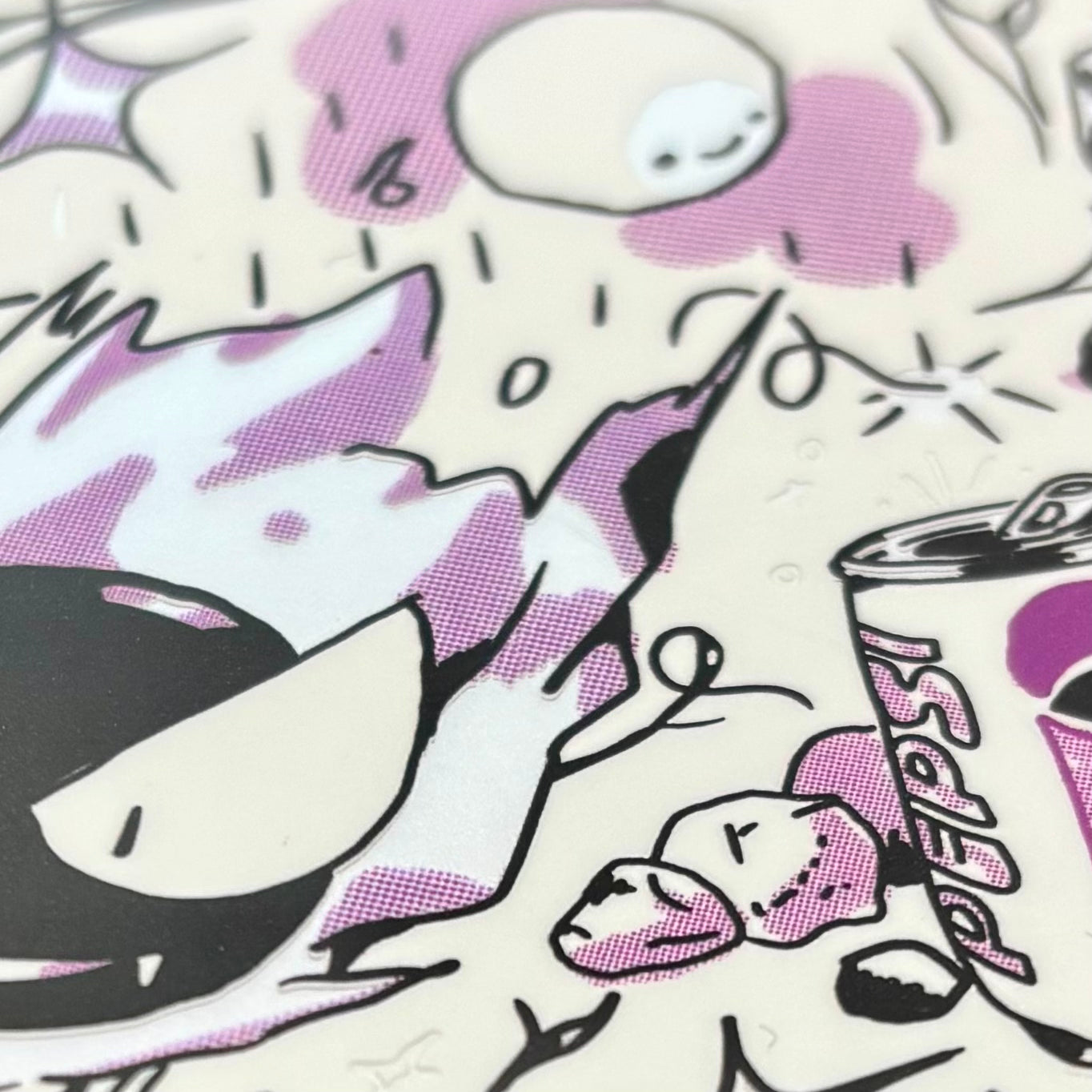 Ghostly Vinyl Sticker | Play Nice Press (TX)