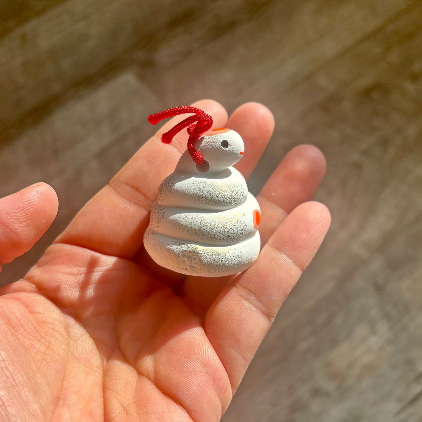 Snake Ceramic Bell Charm (Japan)