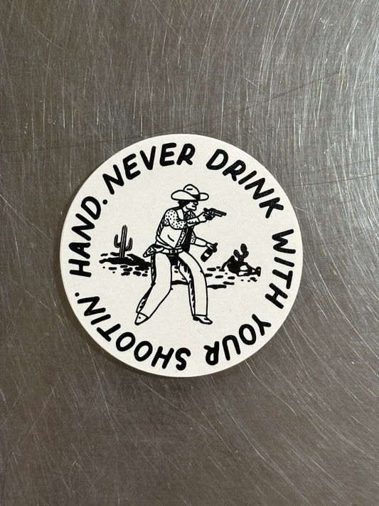 Shootn' Hand Coasters | 4 Pack | Janie Mata (TX)