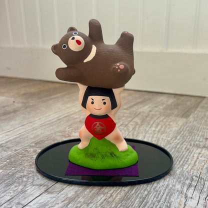 Kintaro Ceramic Figurine | Yakushigama Kiln (Japan)