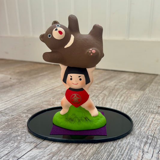 Kintaro Ceramic Figurine | Yakushigama Kiln (Japan)
