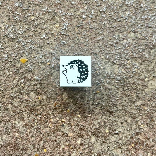 Hedgehog Chibi Rubber Stamp | SANBY x Yumi Kitagishi (Japan)