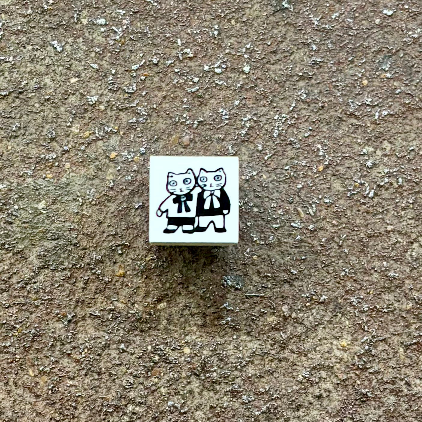 Cat Friends Chibi Rubber Stamp | SANBY x Yumi Kitagishi (Japan)