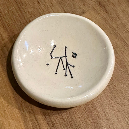 Small Zodiac Constellation Ceramic Ring Dish | Tasha McKelvey (VA)