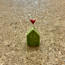 Load image into Gallery viewer, Tiny Pottery House | Heart | Tasha McKelvey (VA)
