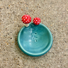 Load image into Gallery viewer, Mushroom and Fern Ceramic Ring Dish | Tasha McKelvey (VA)
