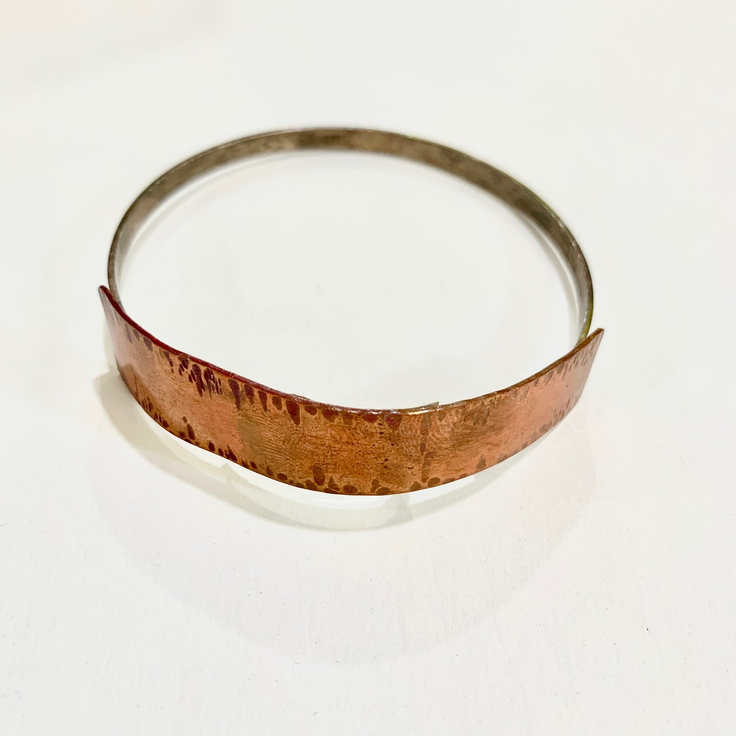 Copper and Sterling Bracelet