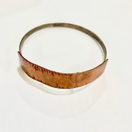 Copper and Sterling Bracelet
