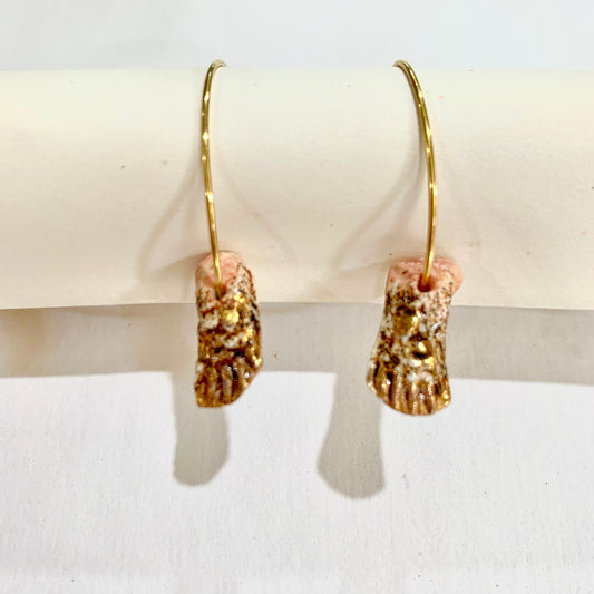 Handmade Turtle Feet Earrings