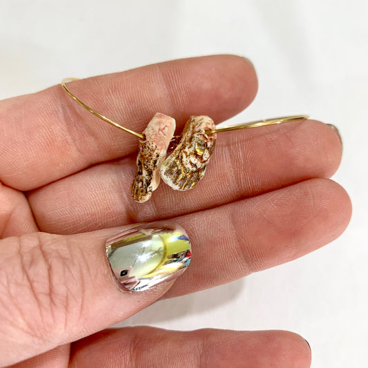 Handmade Turtle Feet Earrings