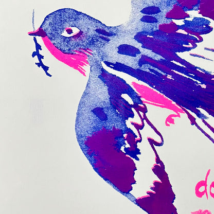 Don't Let Life Pass You By Risograph Print | Mylan Nguyen (Dallas)