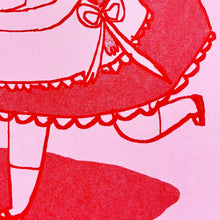 Load image into Gallery viewer, Maid Cafe Risograph Print | Mylan Nguyen x Strange Powers Press (TX)
