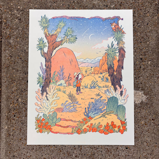 Desert Dreams Risogrpah Print | Natalie Andrewson (CA)