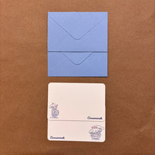Load image into Gallery viewer, Cinnamoroll Letterpress Mini Notecard Set (set of 2) | Food | ditto ditto x Sanrio (HK)
