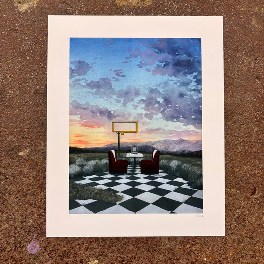 Diner Days Art Print | Heather Sundquist Hall (TX)