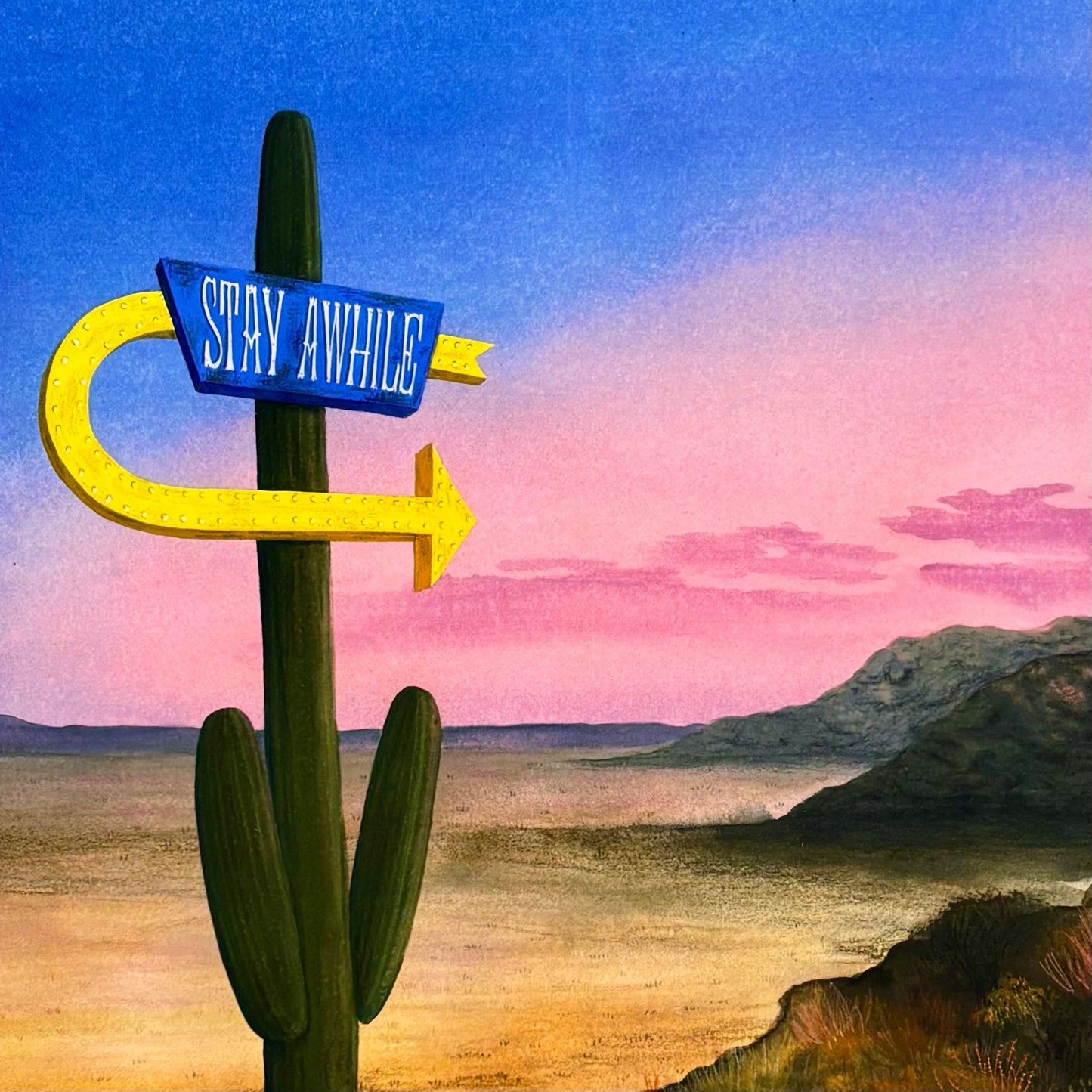 Stay Awhile Art Print | Heather Sunquist Hall (TX)