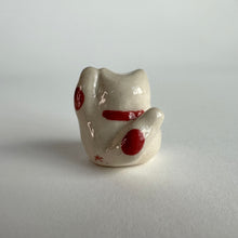 Load image into Gallery viewer, Lucky Cat Stoneware Mini Figurine | Taitau Fung (HK)
