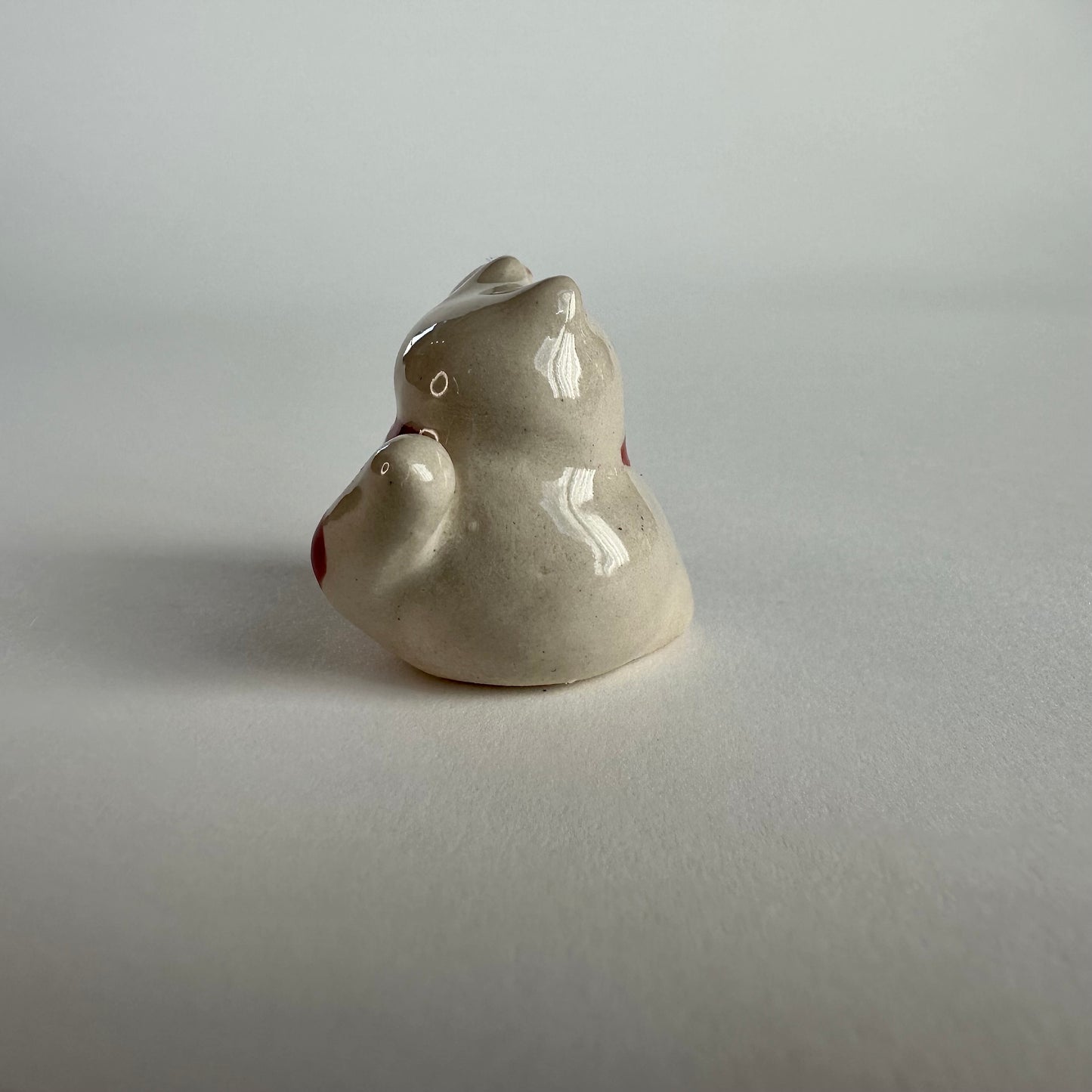 Lucky Cat Stoneware Mini Figurine | Taitau Fung (HK)
